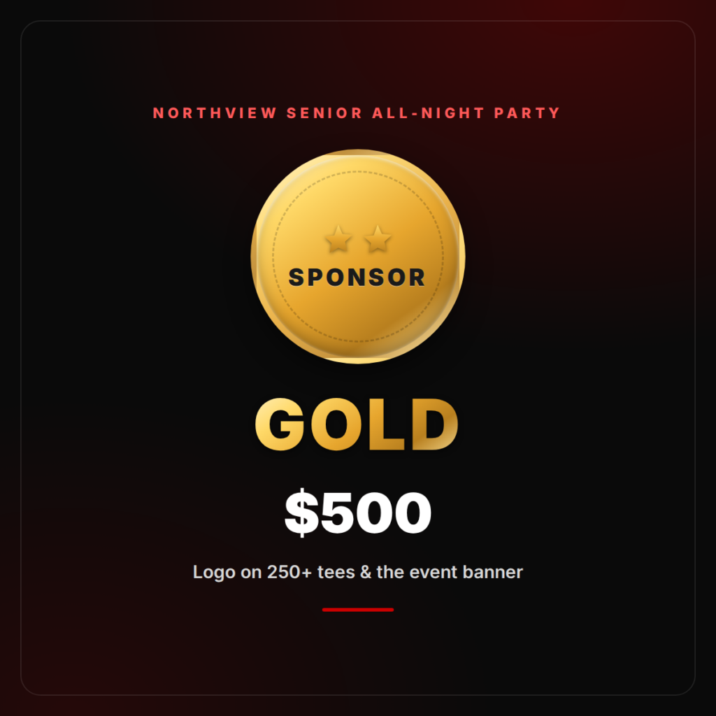 Gold Sponsor — $500 tier badge