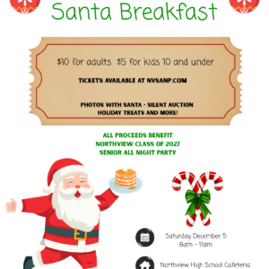 Santa Breakfast — Child Ticket (ages 10 & under)