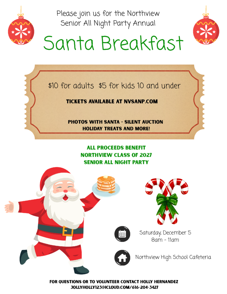 Santa Breakfast flyer